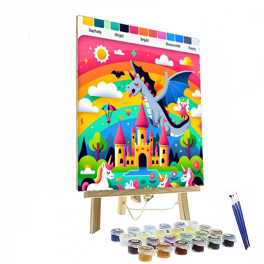 Fantasy Fairytale World Paint By Numbers Art