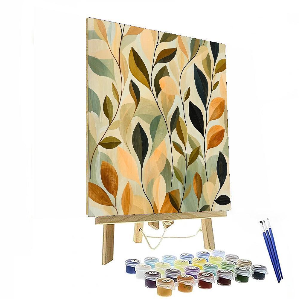 Leonardo Da Vinci Inspired Gentle Strokes Of Nature  DIY Paint By Numbers