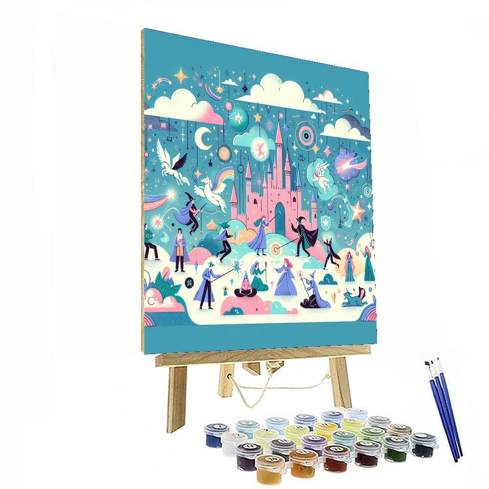 Fantastic Wizarding World Number Painting