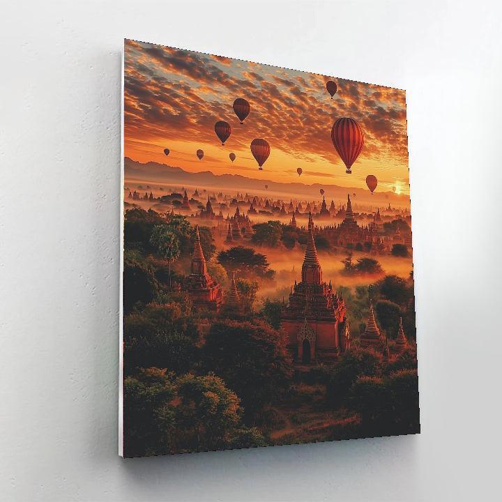Bagan Temples - Bagan Painting Number Kit