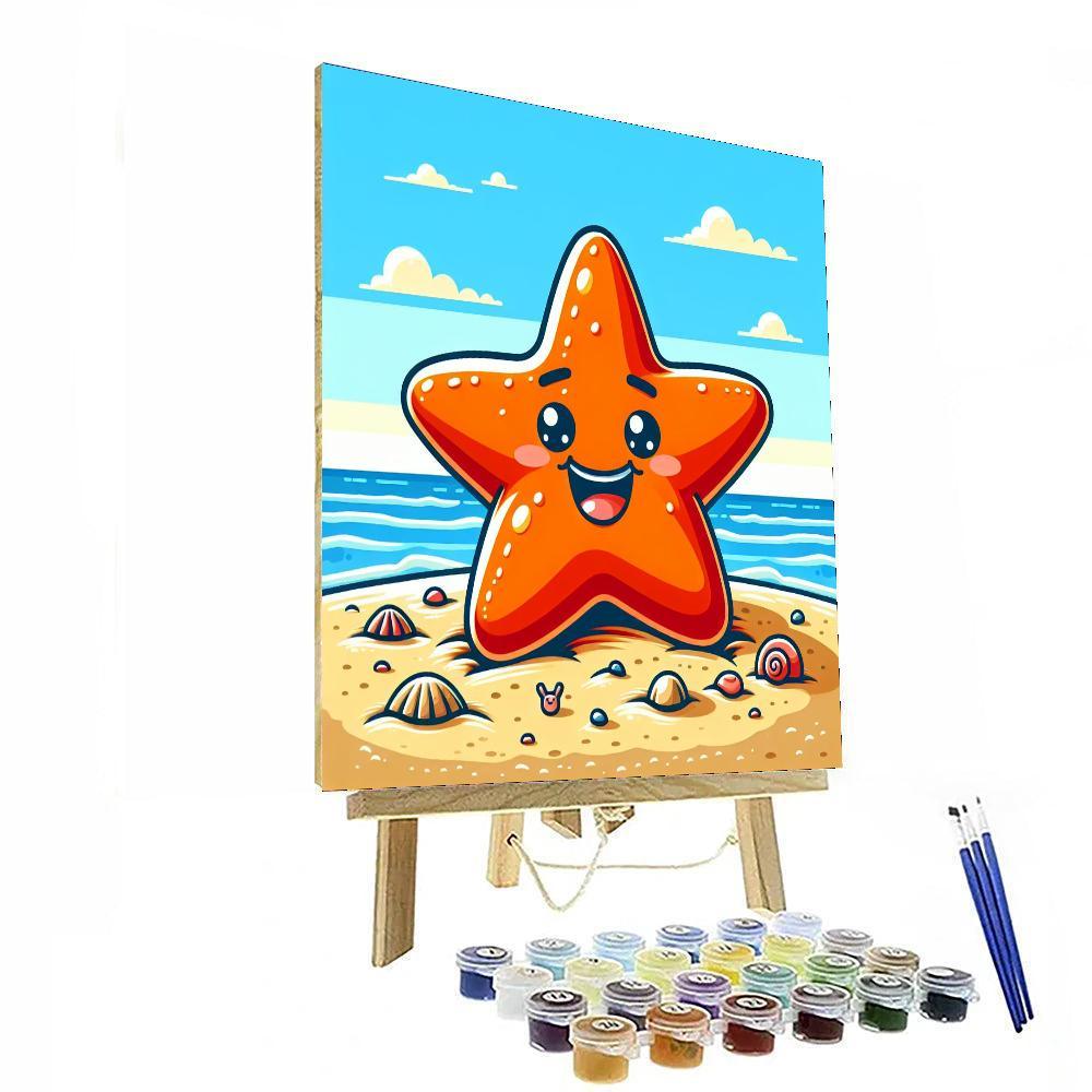 Smiling Starfish Paint By Number