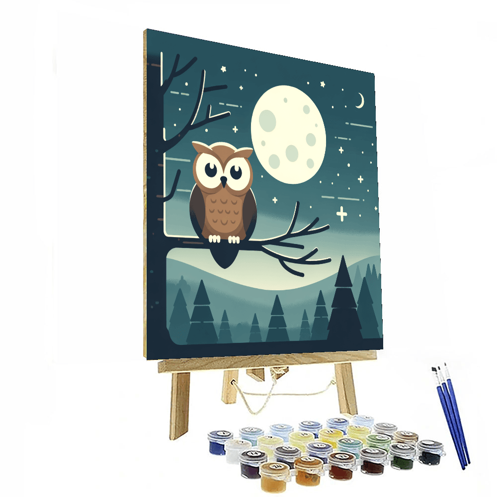 Mystic Night Owl Paint By Numbers