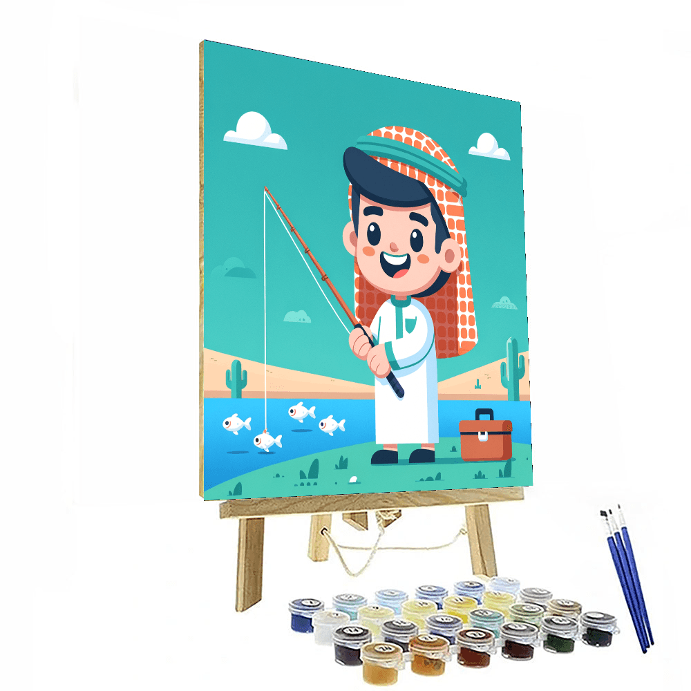 Little Fisherman Adventure Painting By Numbers Kit