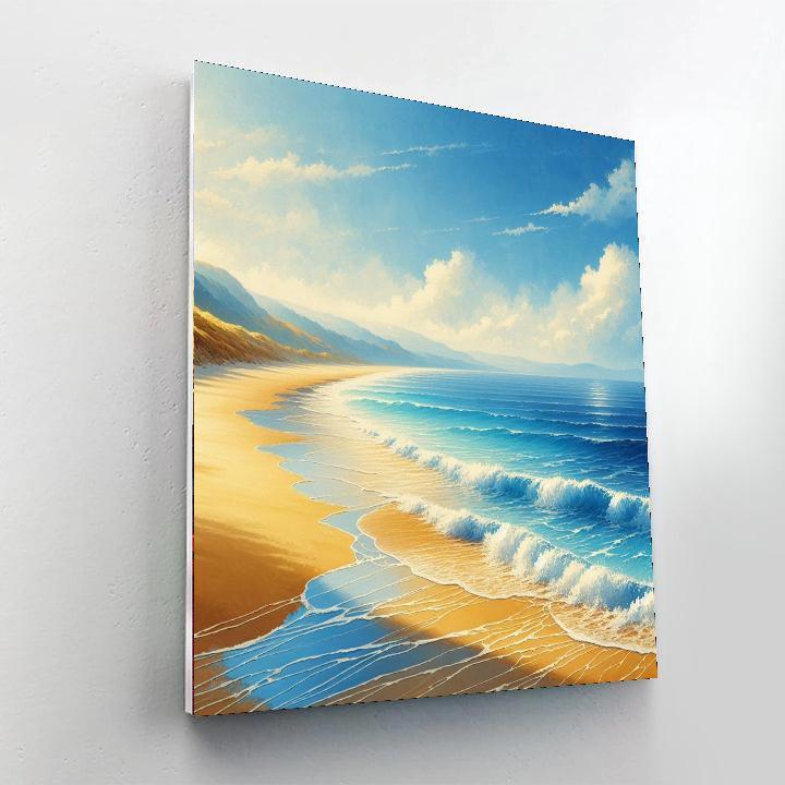Beachside Serenity Escape Painting By Numbers Kit