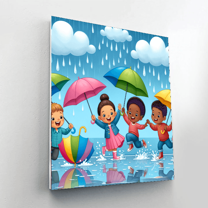 Rainy Day Adventures Paint By Color