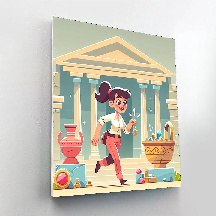 Ancient Treasure Expedition Paint By Numbers Art