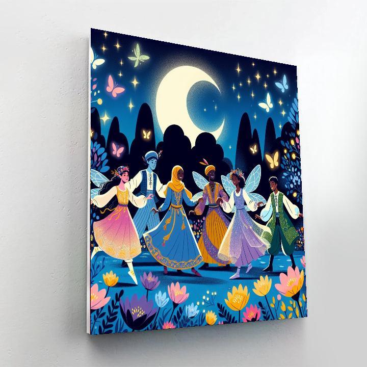 Moonlit Fairy Dance Paint By Numbers Kits