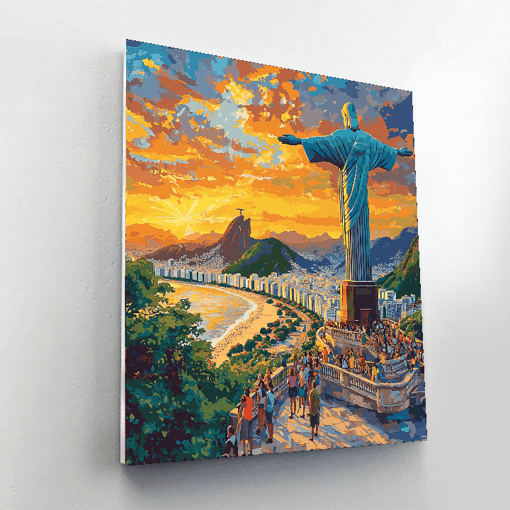 Christ The Redeemer DIY Paint By Numbers
