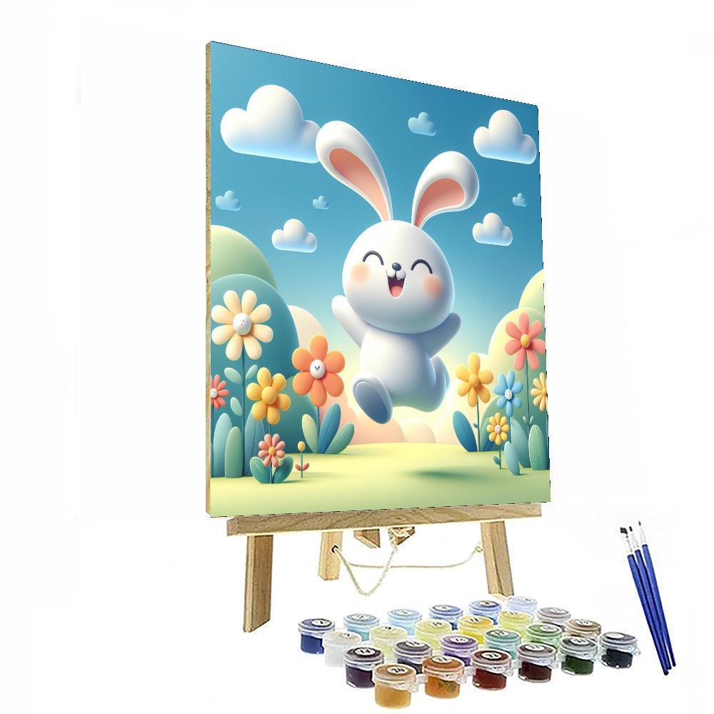 Joyful Spring Rabbit Paint By Numbers Kits