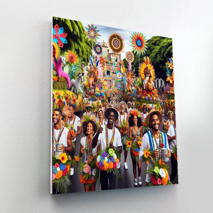 La Feria De Las Flores Painting By Numbers Kit