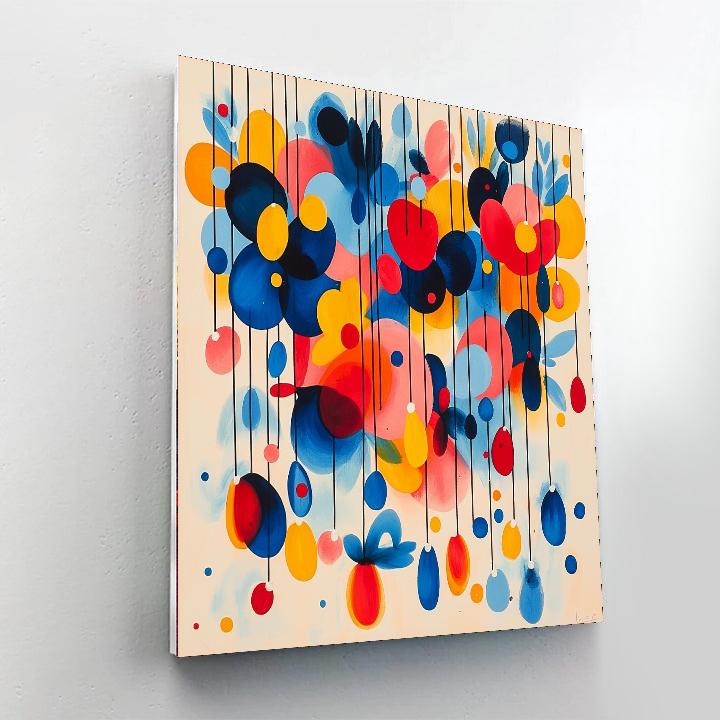 Joan Miró Inspired Colorful Whispers  Painting By Numbers Kit