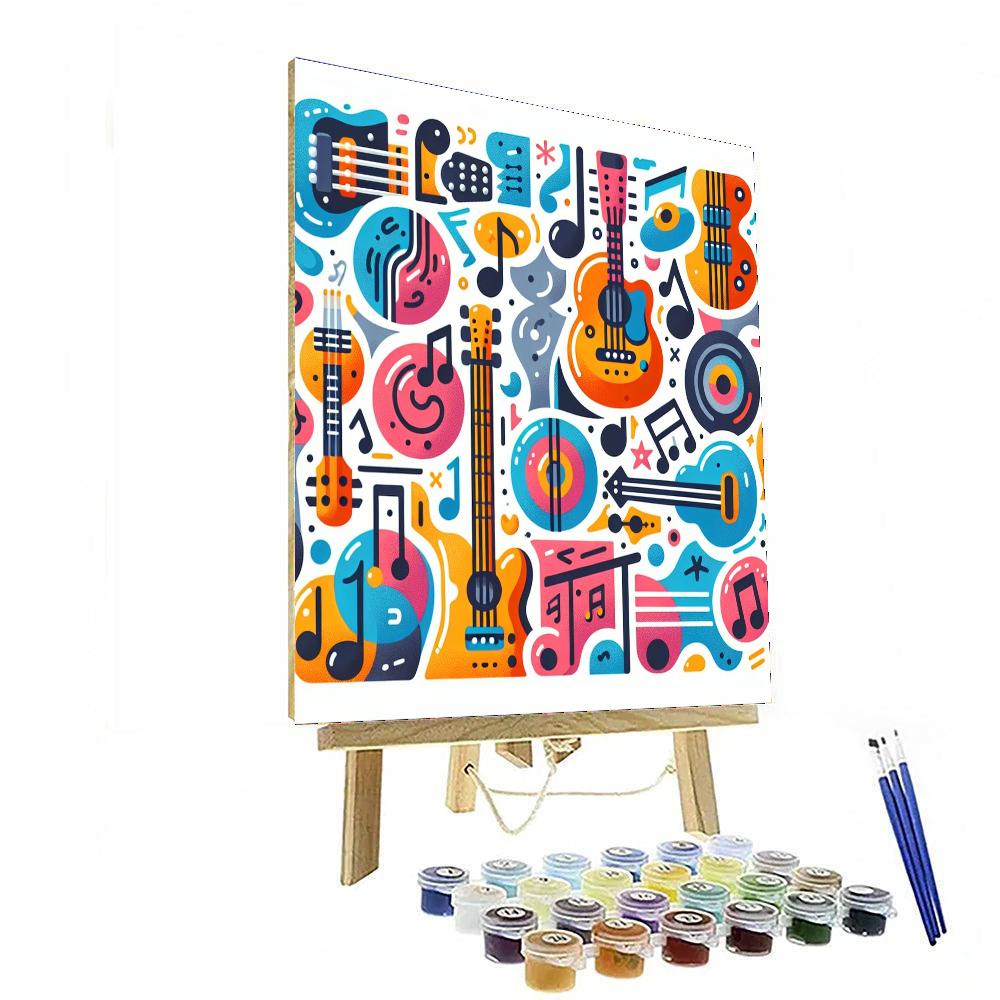Guitar Heroes Painting Number Kit