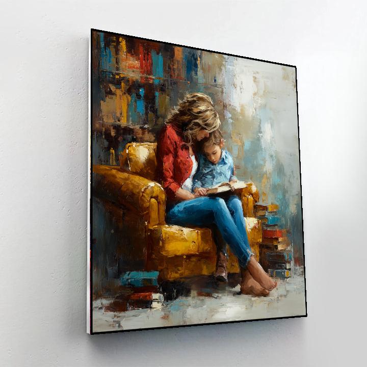 A Cozy Reading Nook Paint By Numbers Kits