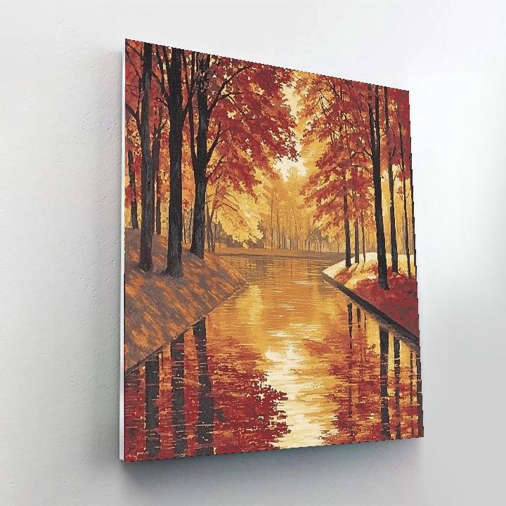 Edgar Degas Inspired Autumn's Grace  Paint By Numbers Kits