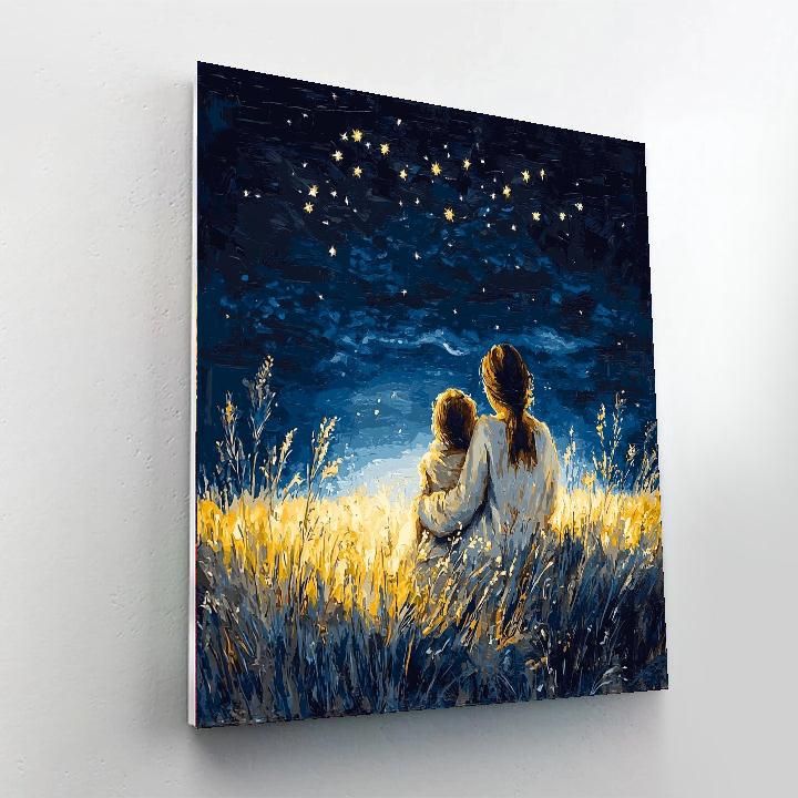 Cuddles Under The Stars Paint By Numbers