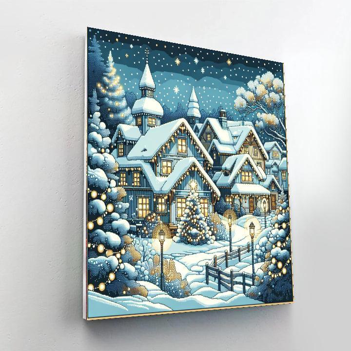 Winter Village Festival Paint By Numbers Kits