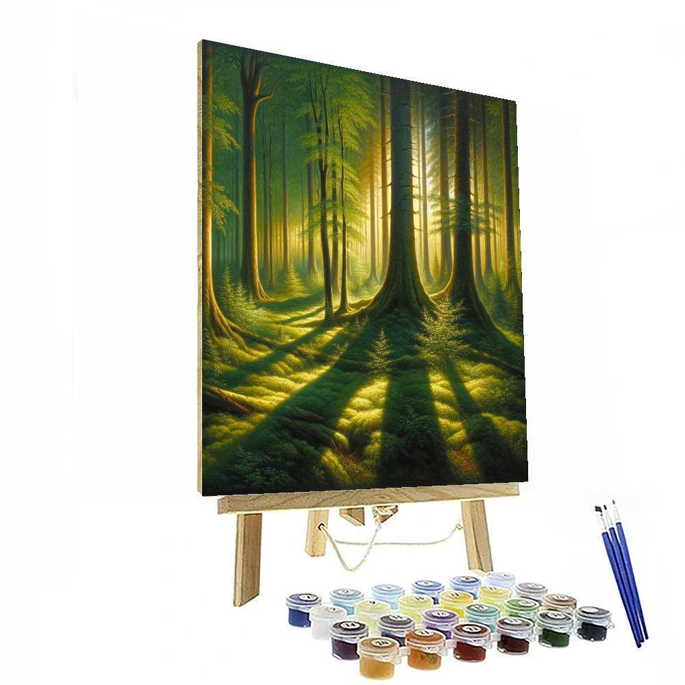 Enchanted Forest Light Painting By Numbers Kit