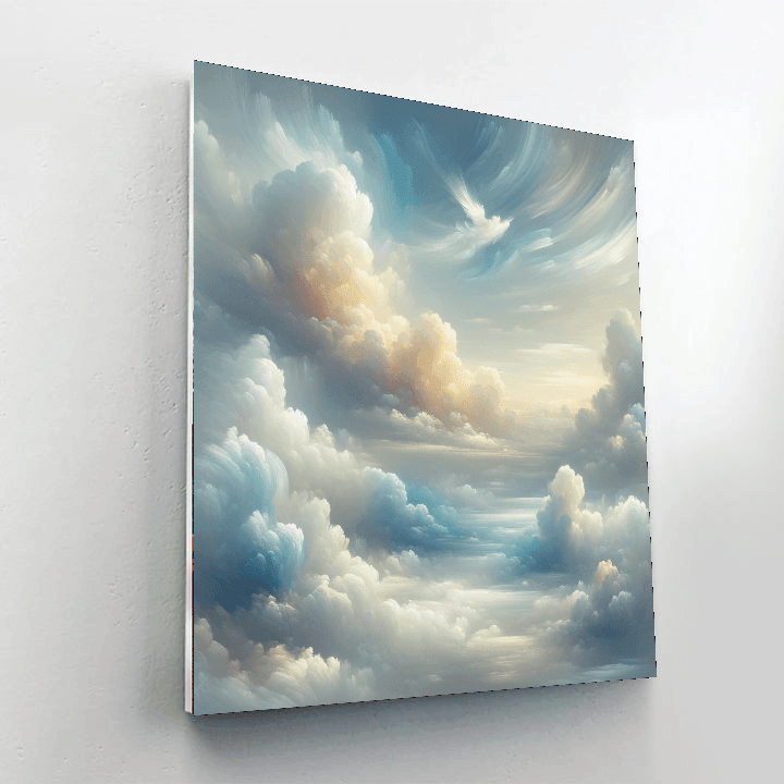 Ethereal Cloudscape Symphony Paint By Color