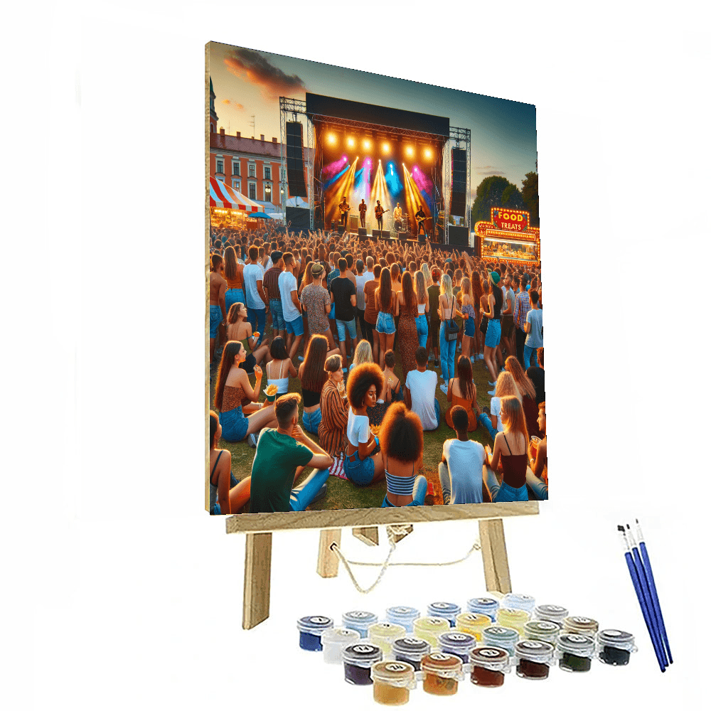 Cincinnati Music Festival Paint By Color