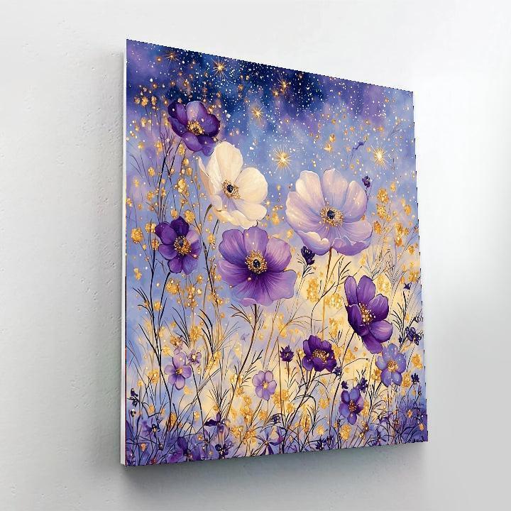 Gustav Klimt Inspired Twilight Blossoms  Paint By Numbers