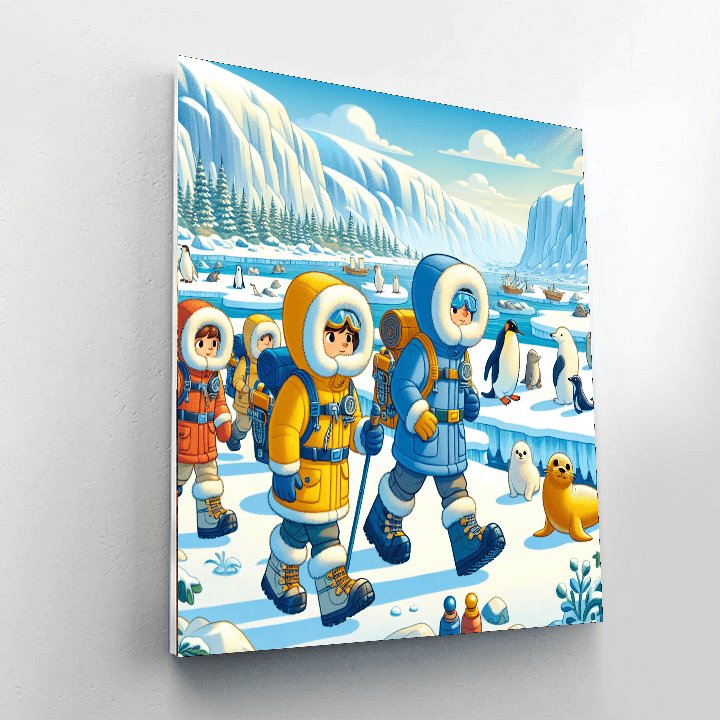 Frosty Polar Expedition Paint By Color