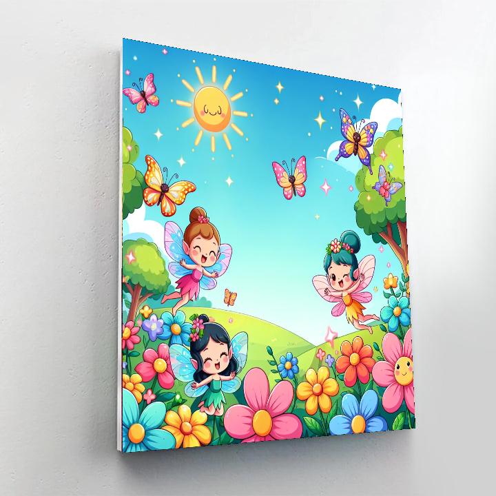 Frolicking In Fairyland Paint By Number