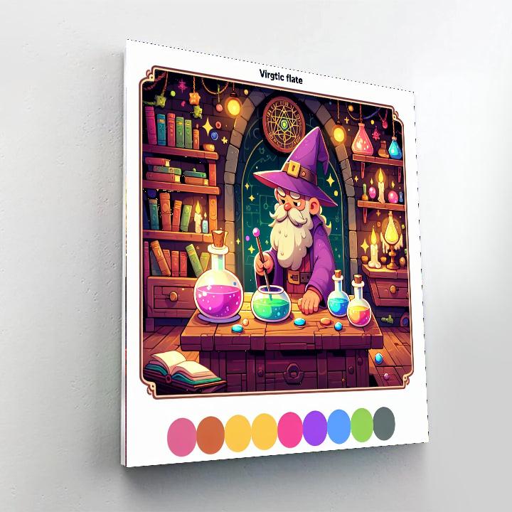 Wizard's Enclave DIY Paint By Numbers