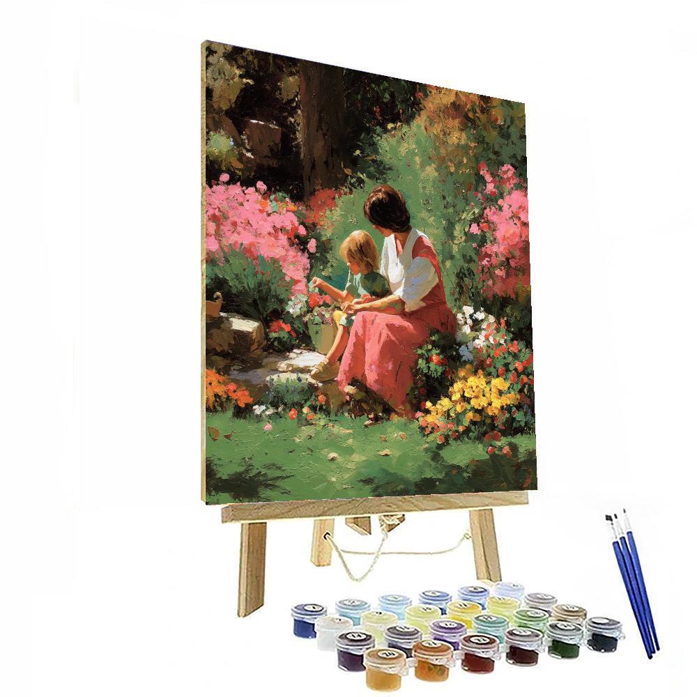 Garden Of Love And Memories Painting Number Kit