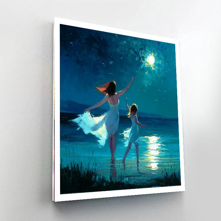 Moonlit Dance Of Motherhood DIY Paint By Numbers