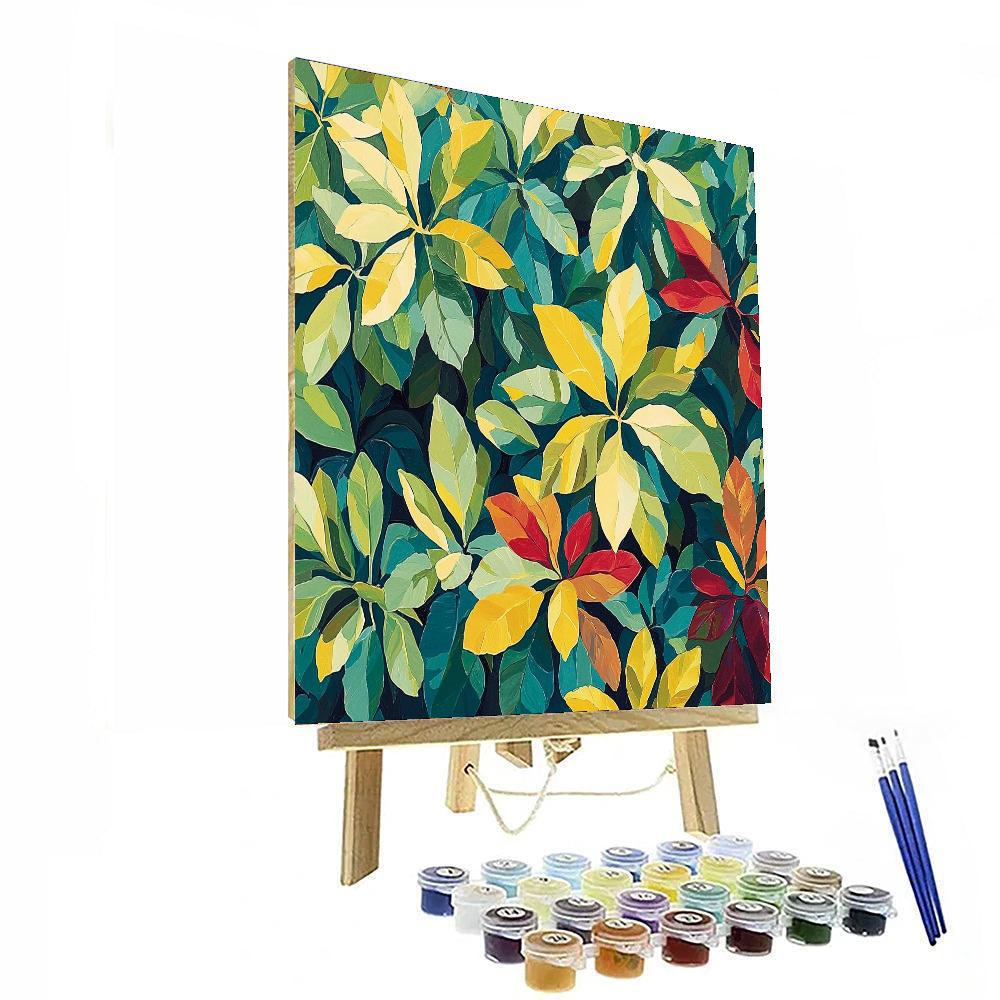 Paul Cézanne Inspired Layered Vibrancy  Painting By Numbers Kit