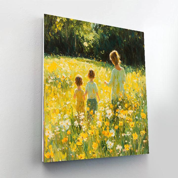 Sunny Meadow Joy Paint By Number