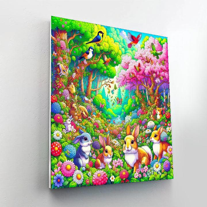 Wondrous Woodland Creatures Painting By Numbers Kit