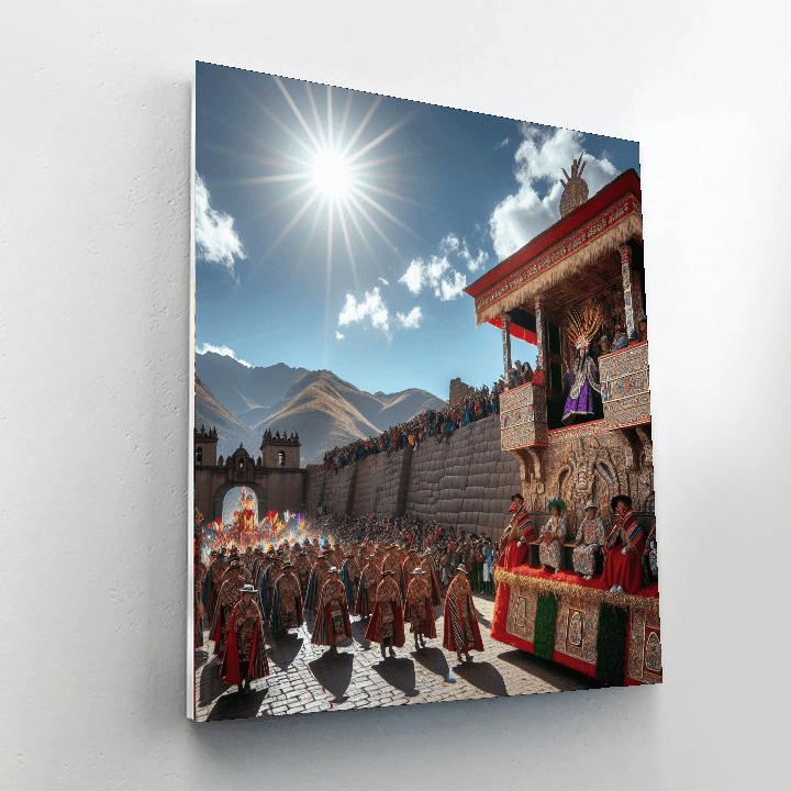 Inti Raymi - Festival Of The Sun - Peru Paint By Color
