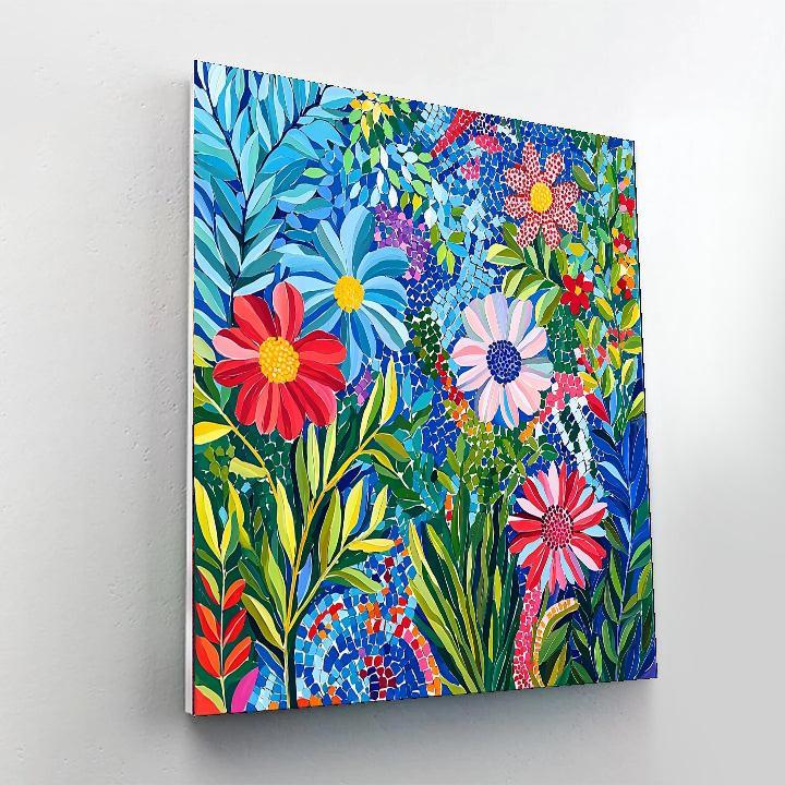 Henri Matisse Inspired Mosaic Garden  Paint By Color