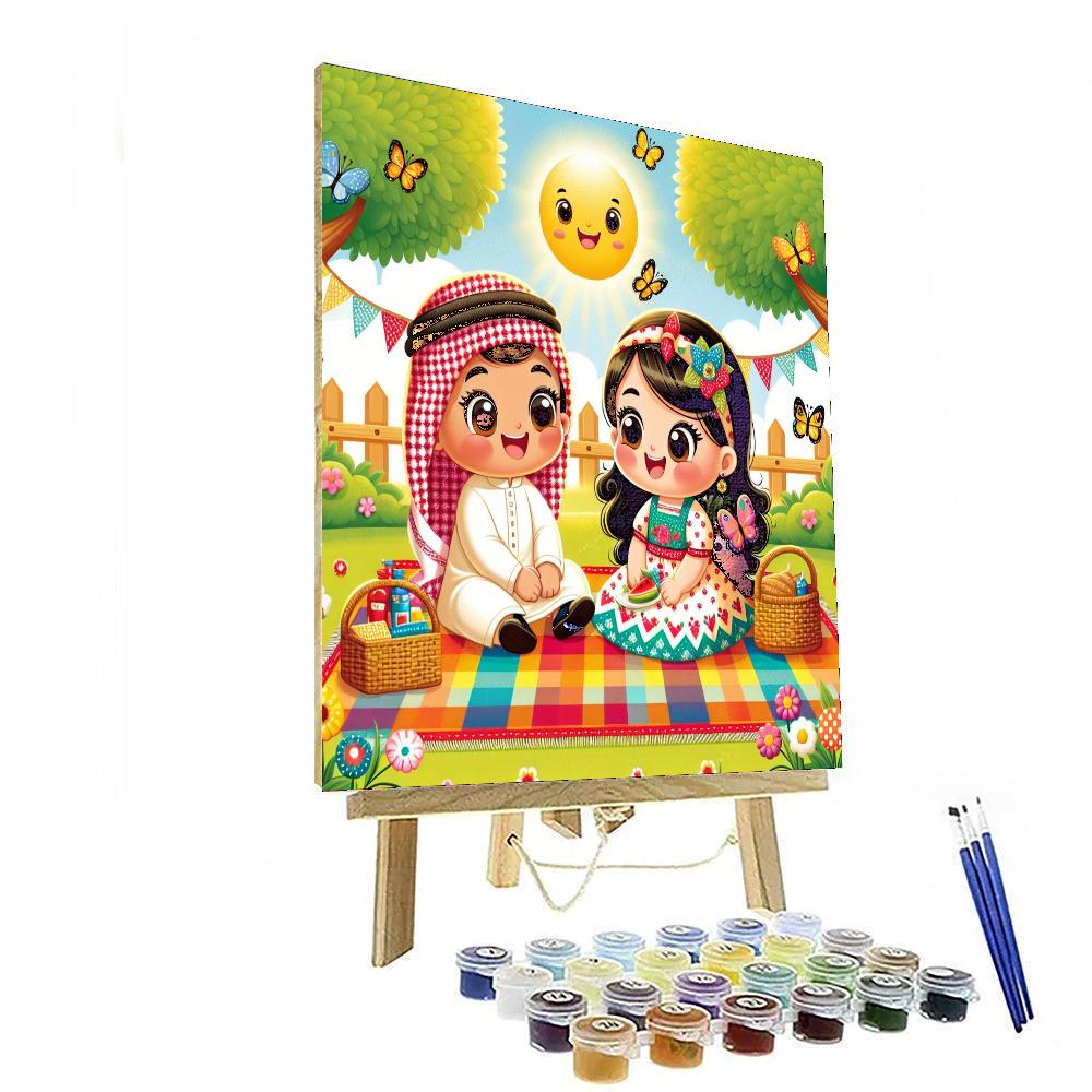 Outdoor Picnic Fun Paint By Numbers Kits