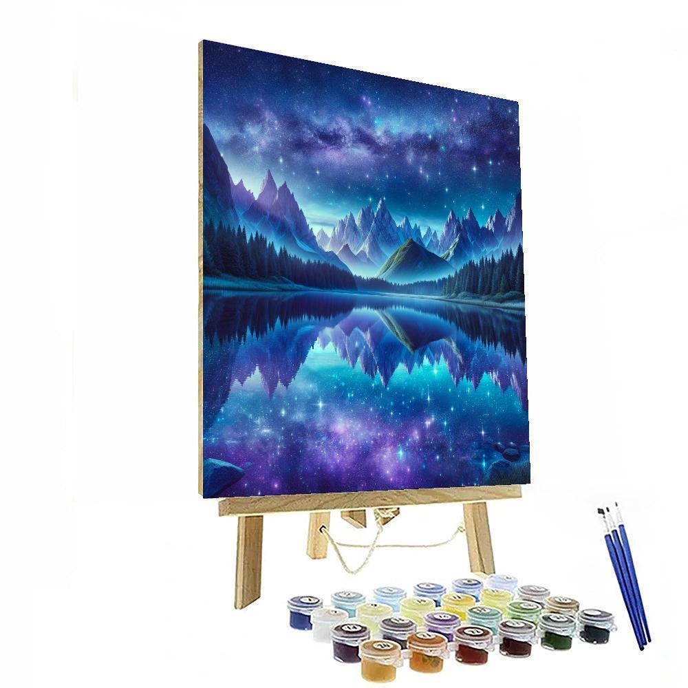 Mystical Mountain Landscape Paint By Numbers