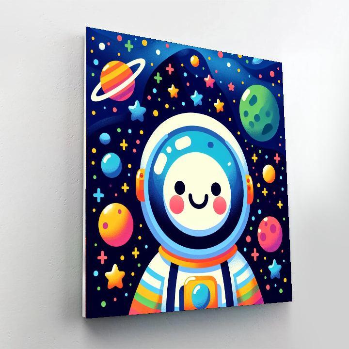 Jolly Space Adventure DIY Paint By Numbers