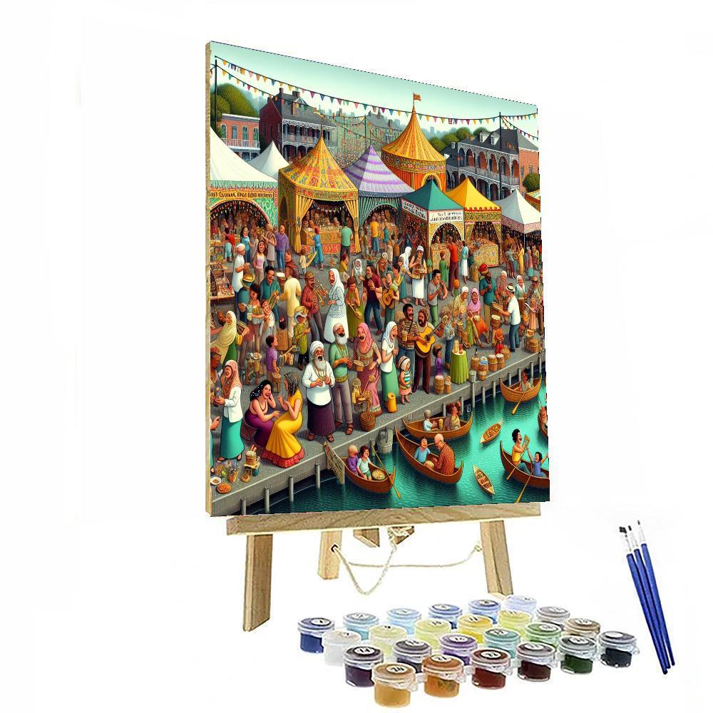 Bayou Boogaloo - New Orleans, Usa Paint By Numbers Kits