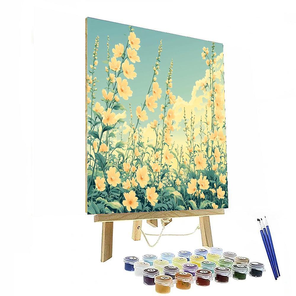 Utagawa Hiroshige Inspired Floating On The Breeze  Number Painting