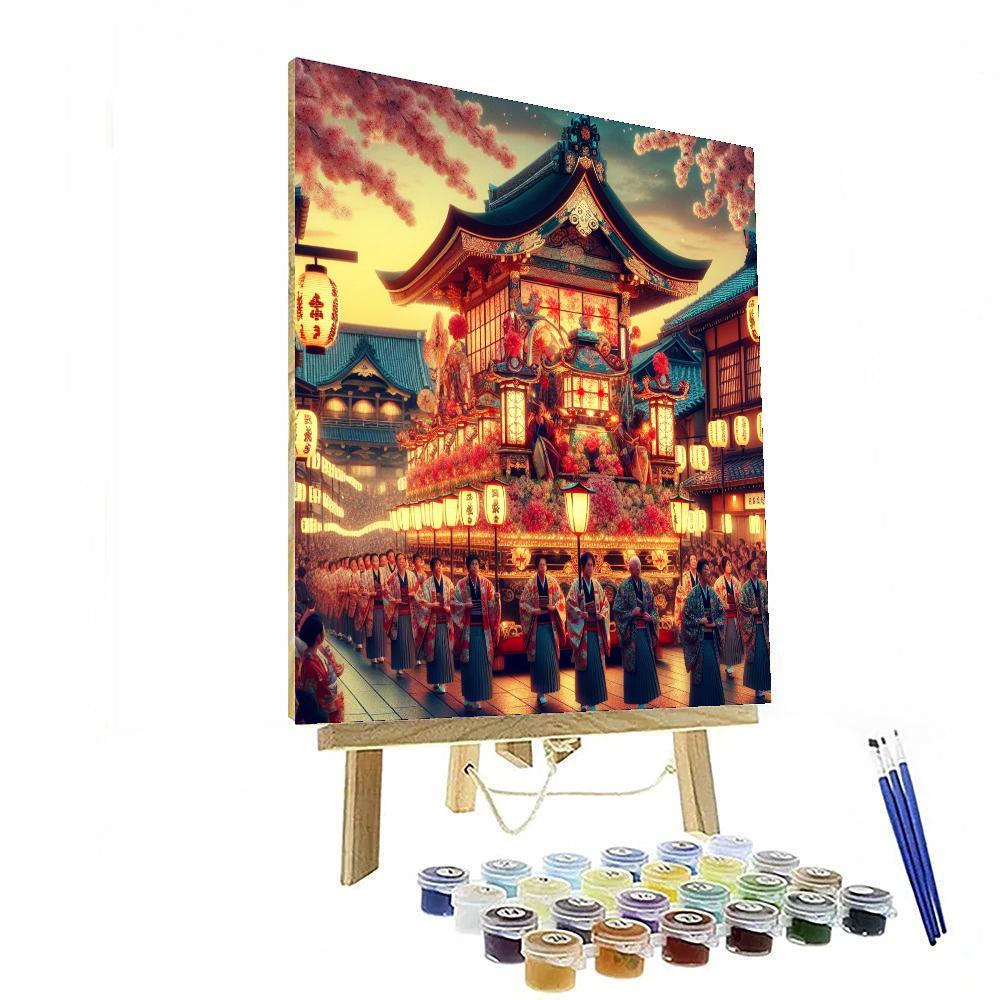 Gion Yatai Matsuri - Japan Paint By Color