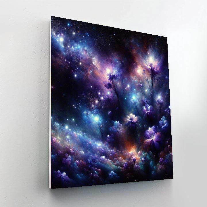 Floral Symphony Nightscape Paint By Numbers