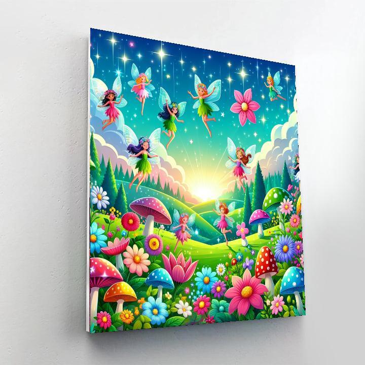 Epic Adventures In Fairyland Paint By Numbers Art