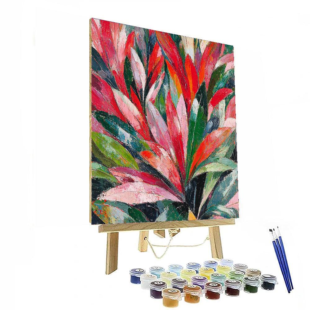 Paul Cézanne Inspired Intertwined Flora  Painting By Numbers Kit
