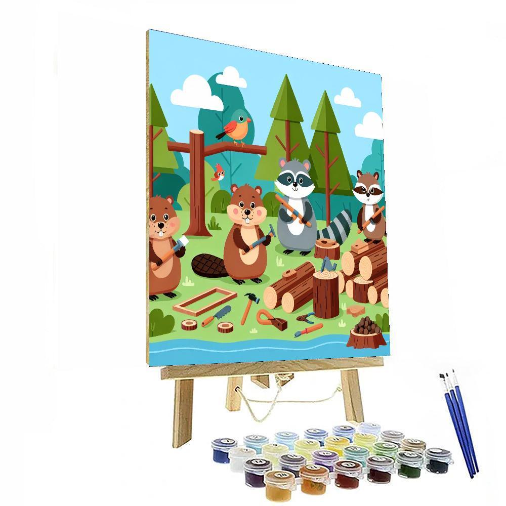 Nature's Woodland Workshop Numbered Painting Kits