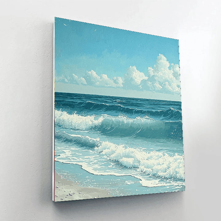 Winslow Homer Inspired Tranquil Ocean Dreams  Painting By Numbers Kit