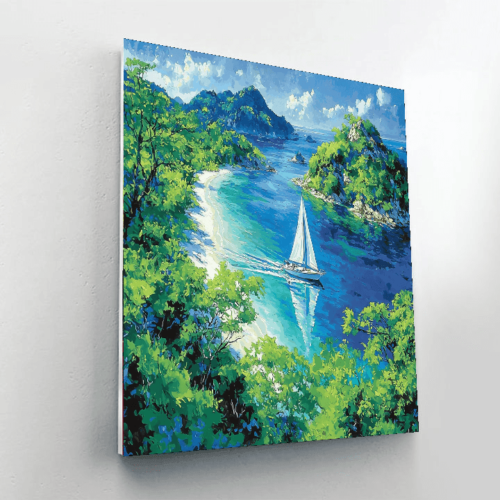 Whitsunday Islands Sailing Paint By Numbers Kits