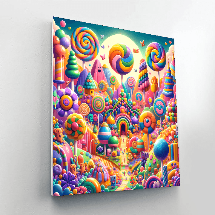 Magical Candyland Adventure Paint By Numbers Kits