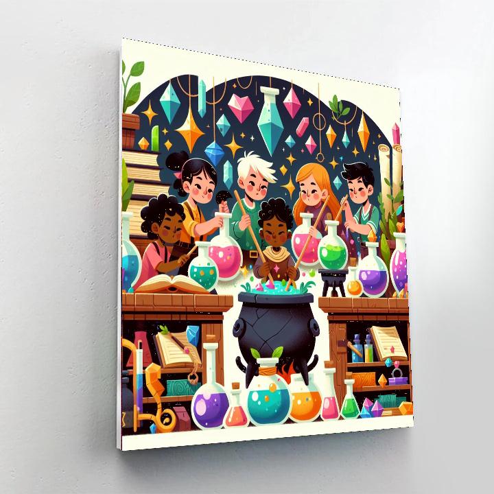 Magic Potion Makers Paint By Numbers