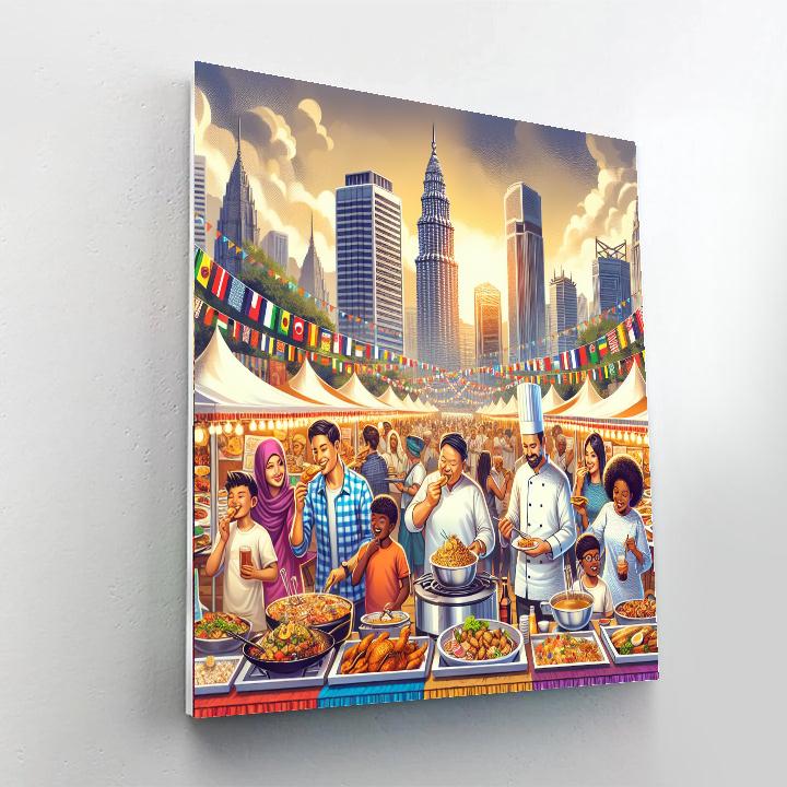 Dubai Food Festival - Dubai Painting Number Kit