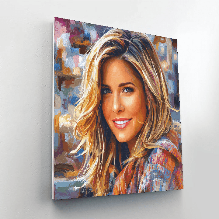 Jennifer Aniston: The Heartfelt Charm Of Rachel Green Paint By Numbers Art